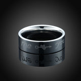 Stainless Steel Band Fashion Wedding Ring Men's Unisex B465