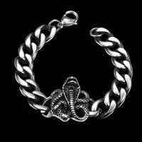 Stainless Steel Bracelet 8 Inches 13MM Lobster L411