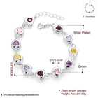 Sterling Silver Plated Lobster 8 Inches 2.7MM  Bracelet L140