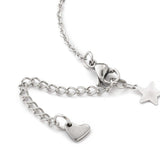 Stainless Steel Anklet Bracelet Star Lobster Silver Adjustable 8.7"  Z28