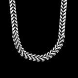 Stainless Steel Necklace Chain Wheat Chain 23 Inches 6MM Lobster Clasp B247