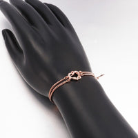 Rose Gold Plated Bracelet Lobster 7.5 Inches 13MM L160