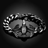 Stainless Steel Bracelet 8 Inches 11MM Lobster  L430