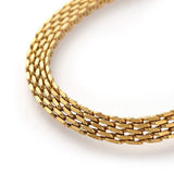 304 Stainless Steel Mesh Chain Bracelets Lobster Clasp Gold 8-1/4"(21cm) P504