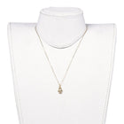 Stainless Steel Pendant Necklace Cable Chain Lobster Hamsa Heart Gold 17.5" A280