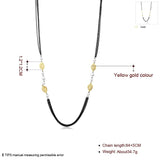 Soral Chain Yellow Gold Leafs Beads Pearls Necklace L66