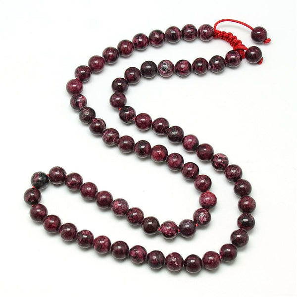 Adjustable Natural Gemstone Beaded Necklaces Round 21.26 inches 540mm Z436