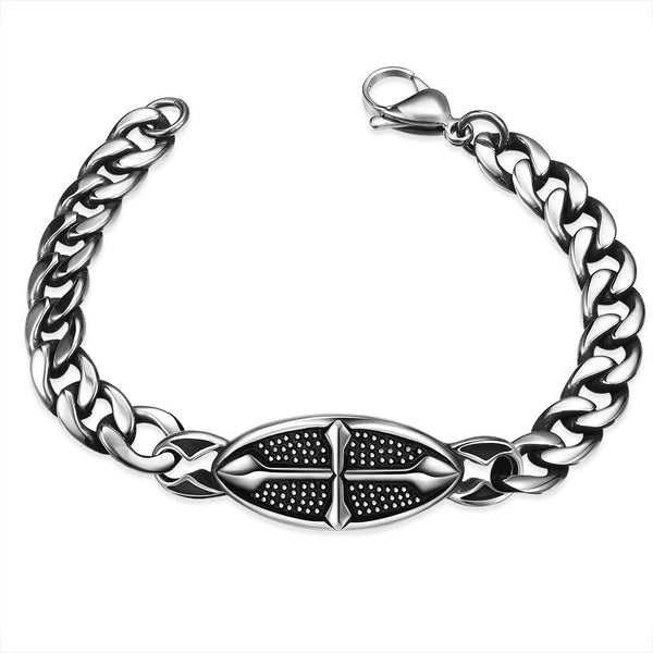 Stainless Steel Bracelet 8 Inches 8MM Lobster  L412