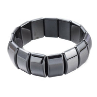 Non-Magnetic Hematite Bracelet Pain Relief Energy Powerful Elastic G3