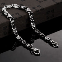 Stainless Steel Bracelet 8.5 Inches 4MM Lobster  L415