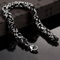 Stainless Steel Bracelet  9 Inches 7MM Lobster L423