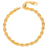 Gold Plated  Bracelet Beads Party Men's Unisex L67