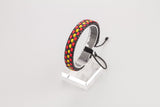 PU Leather Handmade Bracelet Mens  Unisex  Wrap Tribal H191