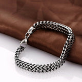 Stainless Steel Bracelet 9 Inches 8MM Lobster  L420