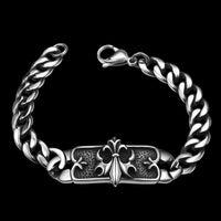 Stainless Steel Bracelet 8.5 Inches 9MM Lobster  L410