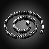 Stainless Steel Necklace Chain Wheat Chain 23 Inches 6MM Lobster Clasp B247