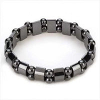 Magnetic Hematite Bracelet Pain Relief Powerfull Elastic Therapy Arthritis G5