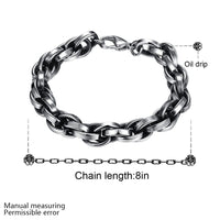 Stainless Steel Bracelet 8 Inches 8MM Lobster  L438