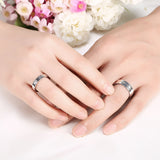 Stainless Steel Band Fashion Wedding Ring Men's Unisex B465