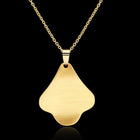Yellow Gold Plated Necklace Pendant Drop 19 Inches 1MM Lobster Clasp B259