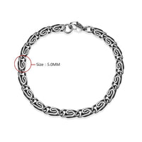 Stainless Steel Bracelet 8.5 Inches 4MM Lobster  L415