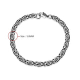 Stainless Steel Bracelet 8.5 Inches 4MM Lobster  L415