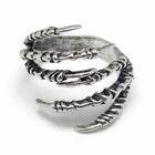 Alloy Finger Ring Claw Adjustable Antique Silver Size 8 Adjustable 18mm P432