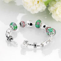 Sterling Silver European Beads Magnetic 8 Inches 2.7MM Bracelet L127