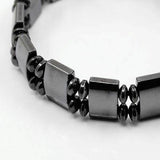 Magnetic Hematite Bracelet Pain Relief Powerfull Elastic Therapy Arthritis P276