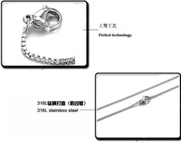 Unisex Women's Men's Stainless Steel Chain Necklace G24