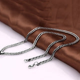 Stainless Steel Necklace Chain Curb Chain 23 Inches 3.5MM  Lobster Clasp B242