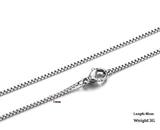 Unisex Women's Men's Stainless Steel Chain Necklace G24