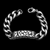 Stainless Steel Bracelet  8.5 Inches 13MM Lobster  L407