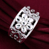 Sterling Silver Plated Fashion Ring For Women B367