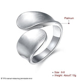 Platinum Plated Fashion Ring For Women B168