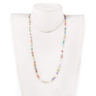 Electroplate Faceted Abacus Set Beaded Necklace Stretch Bracelet Seed 31" P763