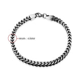 Stainless Steel Bracelet 8 Inches 5MM Lobster L422