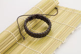 Genuine & PU Leather Handmade Bracelet Men's Unisex Wrap Tribal H257