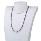 Gemstone Beaded Bracelets/Necklace Non-Magnetic Hematite Beads 22.4" P37