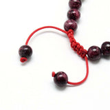 Adjustable Natural Gemstone Beaded Necklaces Round 21.26 inches 540mm Z436