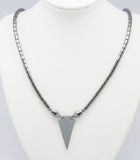 Non-Magnetic Hematite Pendant Necklace Turnbuckle Pendulum Gray  20.2" P117