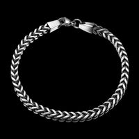 Stainless Steel Bracelet 8 Inches 5MM Lobster L422