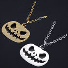 Halloween Stainless Steel Pendant Necklace Lobster Pumpkin Gold Silver 16" Z601