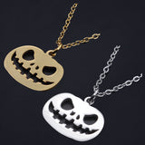 Halloween Stainless Steel Pendant Necklace Lobster Pumpkin Gold Silver 16" Z601