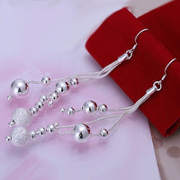 Sterling Silver Drop Dangle Chandelier Hook Earrings L13