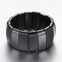 Magnetic Hematite Bracelet Relief Powerfull Therapy Arthritis 56mm 2.25" P223