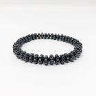 Hematite Non-Magnetic Bracelet Mens Womens Unisex Adjustable Size X30