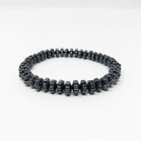 Hematite Non-Magnetic Bracelet Mens Womens Unisex Adjustable Size X30