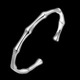 Sterling Silver Plated Bracelet Adjustable 6MM No Clasp L192