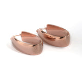 Stainless Steel Earrings Hoop Earrings Hypoallergenic Earrings Rose 1mm Z396